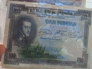 Banconota da 100 Pesetas Banco de España 1925