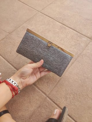 Bolso de fiesta plateado