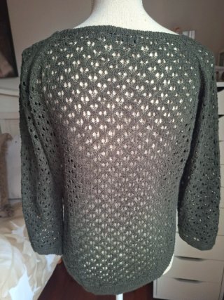 Jersey Sfera calado verde militar