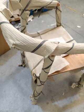 Chillvert Silla de Madera de Teka para Oficina