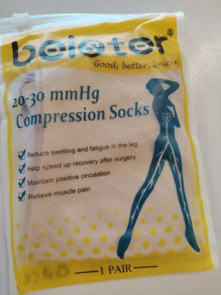 2 confezioni Calze compressione 20-30 mmHg