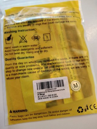 2 confezioni Calze compressione 20-30 mmHg