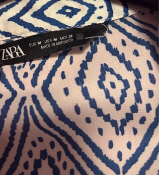 Camicia Zara fantasia geometrica tg M