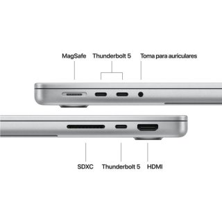 MacBook Pro 14 M5 Pro 24GB 1TB 16-Core GPU Plata