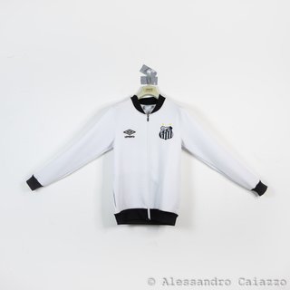 Giacca sportiva Umbro Santos FC – Bianca/Nera