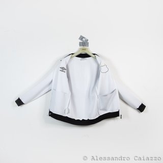 Giacca sportiva Umbro Santos FC – Bianca/Nera