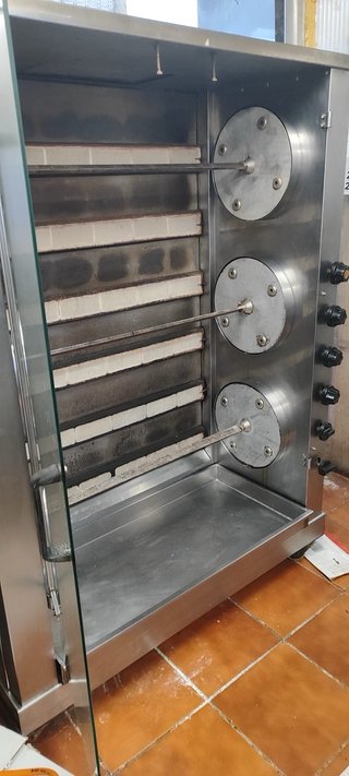 Máquina Pollo Rotativa 12 barras por 3 alturas!
