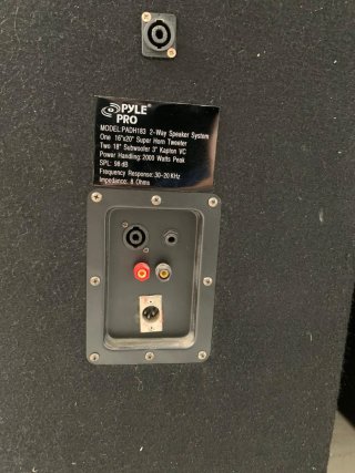 Altavoces Pyle Pro Negros