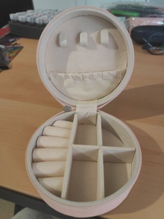 Joyero de viaje multicolor