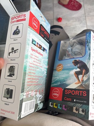 Cámara Deportiva Full HD 1080p