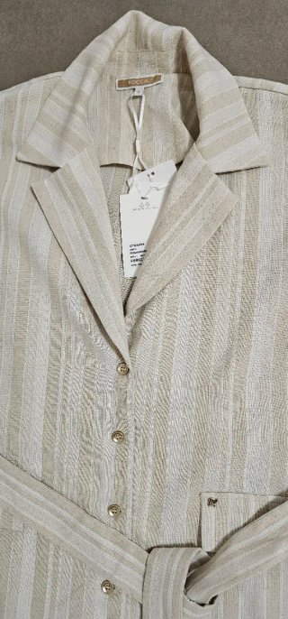 Abito Kocca donna tg XL righe beige