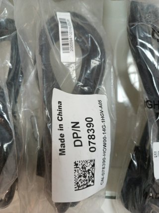 Lote 10 cables alimentación EU Power Cable PC 1.2M