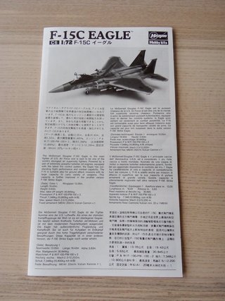F-15C EAGLE MAQUETA HASEGAWA 1/72