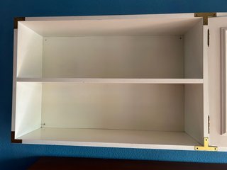 Mueble Estantería con Armario Blanco