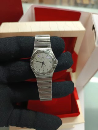 Reloj Omega Constellation 27.5mm Acero Full Set