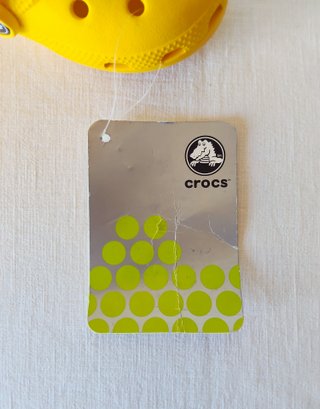Raro Croslite Guy mascotte Crocs, 13 cm, nuovo