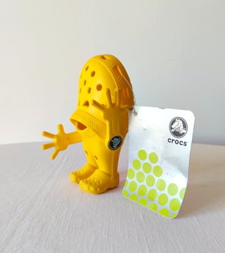 Raro Croslite Guy mascotte Crocs, 13 cm, nuovo