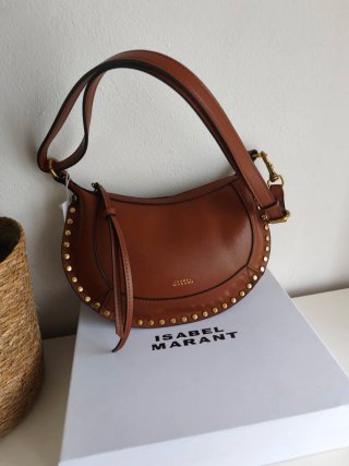 Bolso Isabel Marant Marrón Dorado