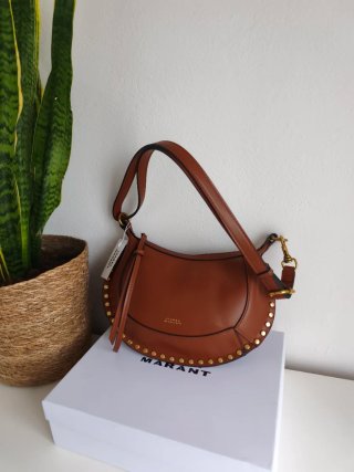Bolso Isabel Marant Marrón Dorado