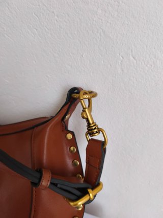 Bolso Isabel Marant Marrón Dorado
