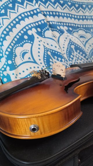 Violín Electroacústico 4/4 Barroco