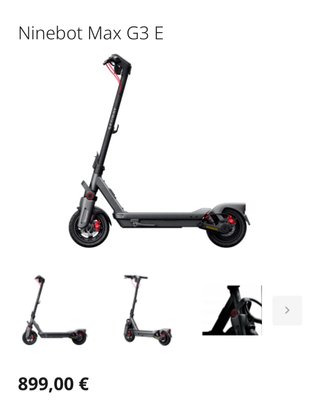 Patinete Eléctrico Segway Ninebot Max G3E