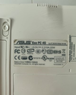 Ordenador mini portátil ASUS Eee PC Series