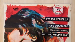 Cartel original Sentencia contra una mujer (1960)