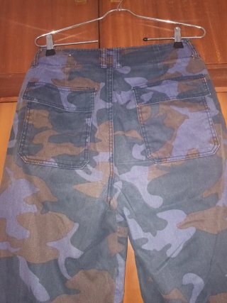 Pantalones Camuflaje Azul y Marrón