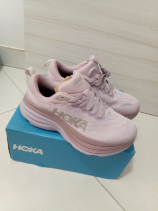 Hoka Bondi 8 Scarpe da Ginnastica Rosa
