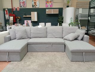 Sofá Cama Chaise Longue Gris
