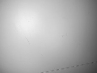 Mostrador recepción blanco madera y metal