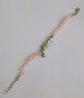 Pulsera Cuarzo Rosa MaMa