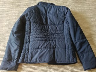 Chaquetón azul mujer