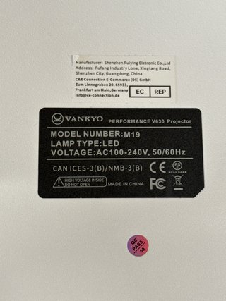 Proyector Vankyo Blanco