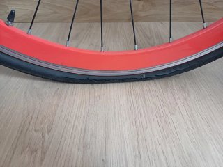 Bicicleta Fixie Piñón Fijo Blanca/Roja