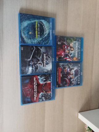 Lote 5 Blu-ray Acción y Aventura