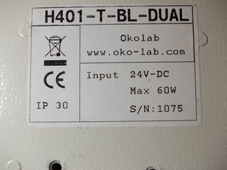 Controlador-calefactor Okolab para microscopía