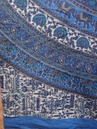 Haman con mandala para cama o para la playa.