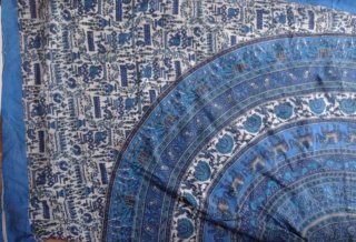 Haman con mandala para cama o para la playa.