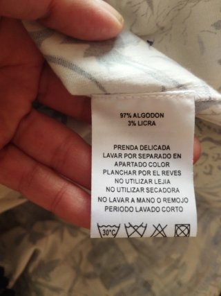 Vestido Almatrichi Feria Azul y Blanco