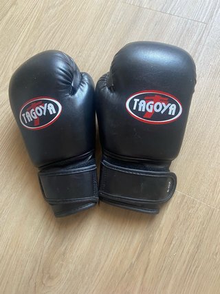Guantes de boxeo Tagoya negros 6 oz