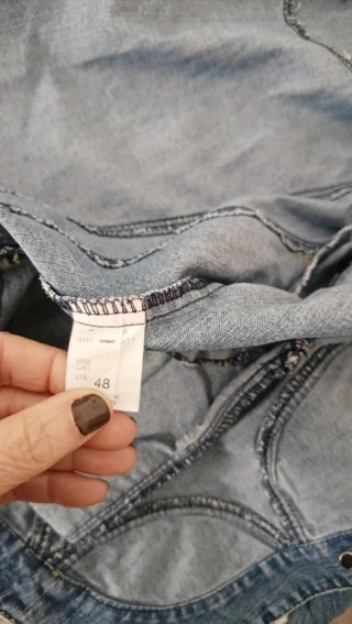 Giacca jeans COCOLORI delavè.