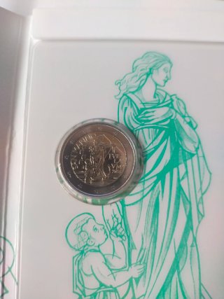 2 monedas de 2€ San Marino 2025 Giubileo