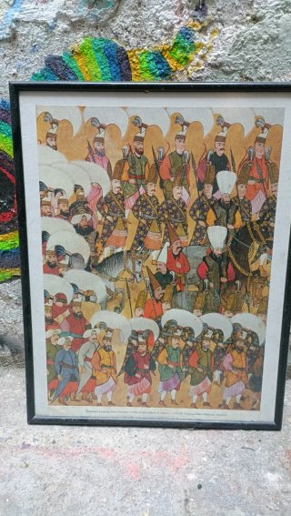 Cuadro pintura antigua