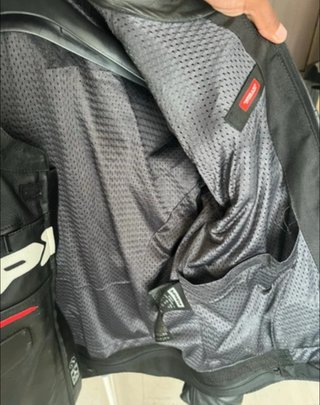 Chaqueta Moto SPIDI Negra Cuero