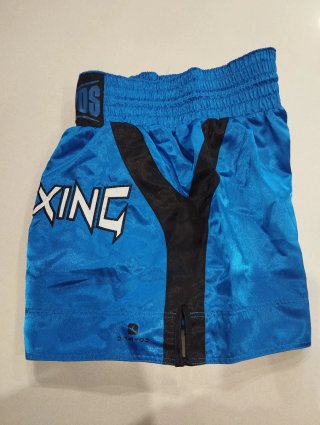 Shorts Kickboxing Domyos Azul y Negro