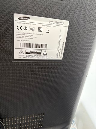 Televisión Samsung 40 UE40H5500AW