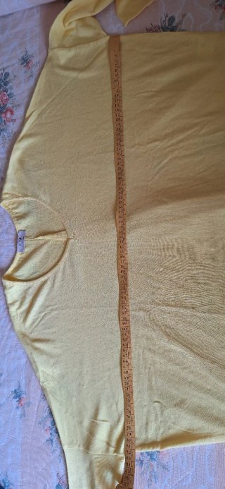 Maglia cotone gialla