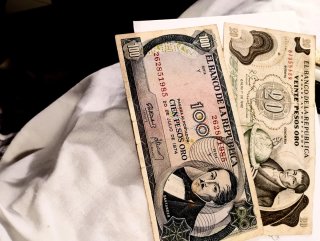 2 Billetes Colombianos 100 y 20 Pesos Oro